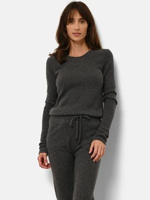 Sweter Just Cashmere ciemnoszary