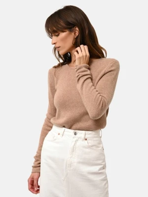 Sweter Just Cashmere beżowy
