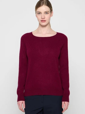 Sweter Just Cashmere bordowy