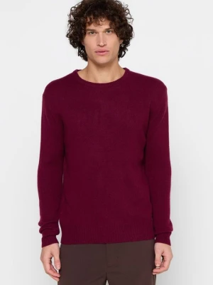 Sweter Just Cashmere bordowy