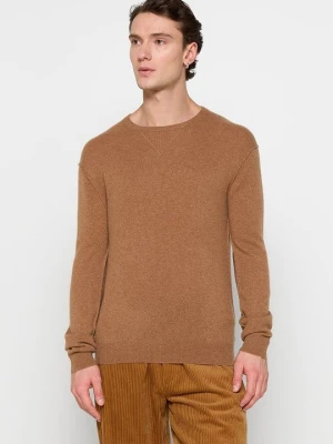 Sweter Just Cashmere brązowy