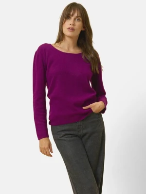 Sweter Just Cashmere fioletowy