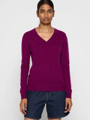 Sweter Just Cashmere fioletowy