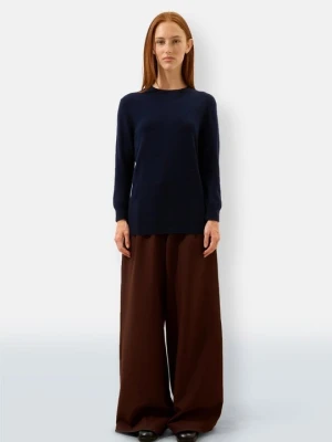 Sweter Just Cashmere granatowy