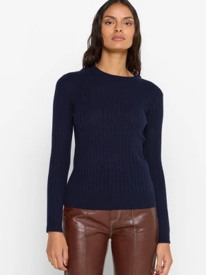 Sweter Just Cashmere granatowy