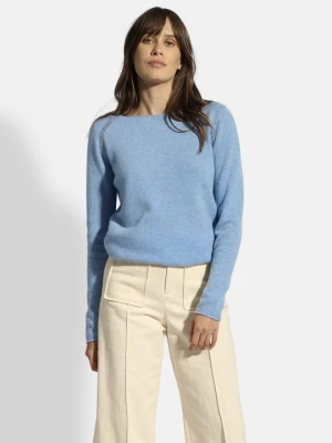 Sweter Just Cashmere jasnoniebieski