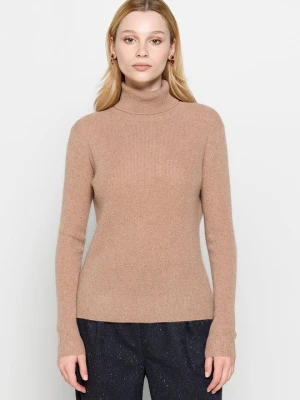 Sweter Just Cashmere jasny brąz
