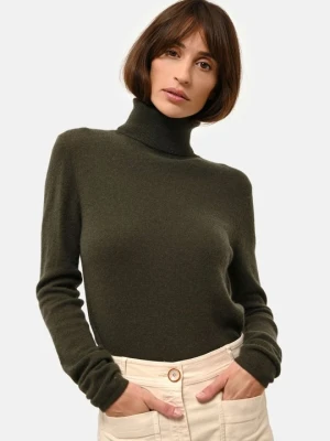 Sweter Just Cashmere khaki