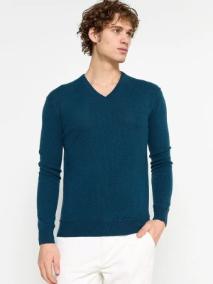 Sweter Just Cashmere petrol