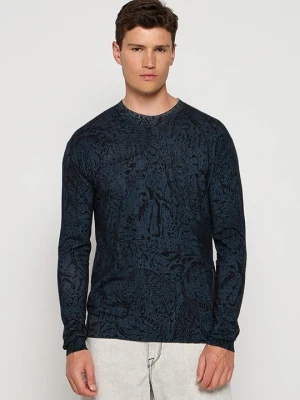 Sweter Just Cavalli niebieski