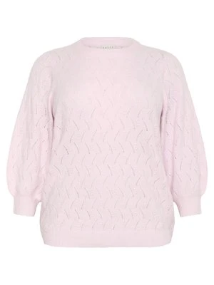 Sweter Kaffe jasnoróżowy