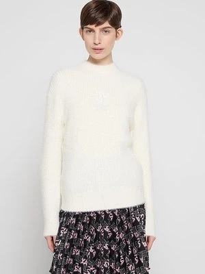 Sweter KARL LAGERFELD mleczny