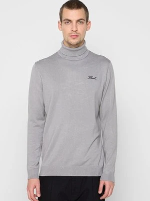 Sweter KARL LAGERFELD szary