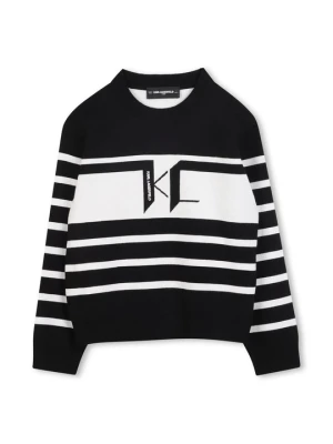 Sweter KARL LAGERFELD czarny