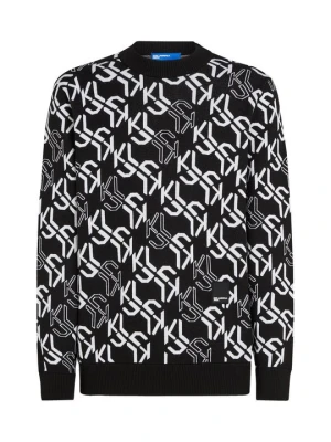 Sweter KARL LAGERFELD czarny