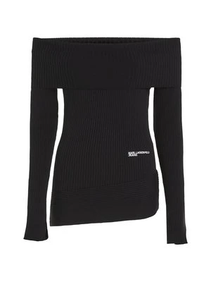 Sweter KARL LAGERFELD czarny