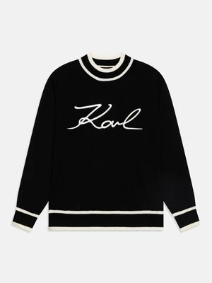 Sweter KARL LAGERFELD czarny
