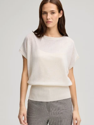 Sweter kaszmirowy Kaira w kolorze złamanej bieli Joop