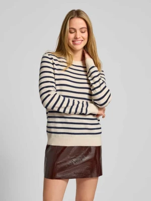 Sweter kaszmirowy o kroju regular fit z efektem dzianiny Jake*s Casual