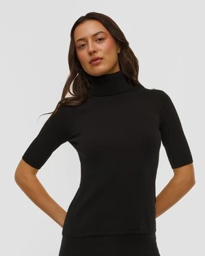 Sweter kaszmirowy z golfem damski Allude