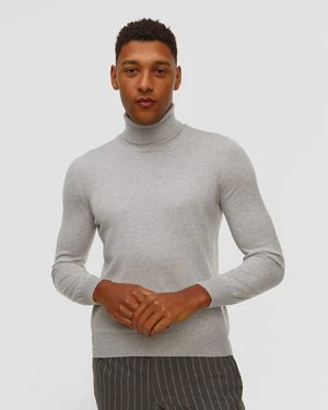 Sweter Kaszmirowy Z Golfem Męski Gran Sasso