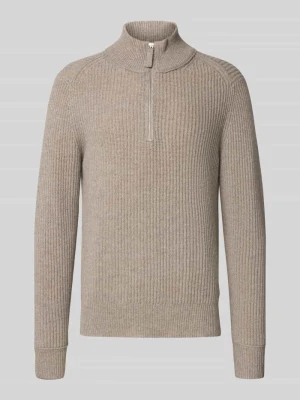 Sweter kaszmirowy z kołnierzem zapinanym FTC-Cashmere