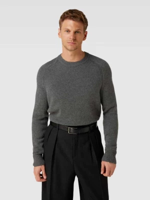 Sweter kaszmirowy z okrągłym dekoltem model ‘Maglio’ Boss