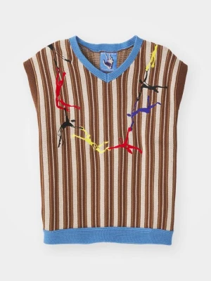 Sweter Kidsuper brązowy