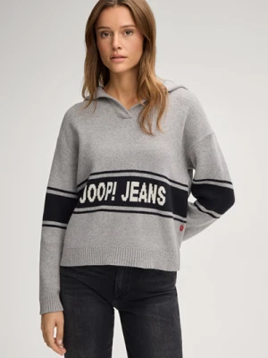 Sweter Kilo w kolorze jasnoszarym Joop