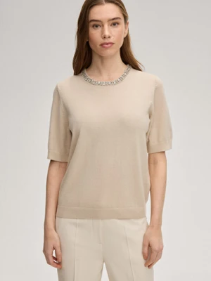 Sweter Krissi w kolorze kremowym Joop