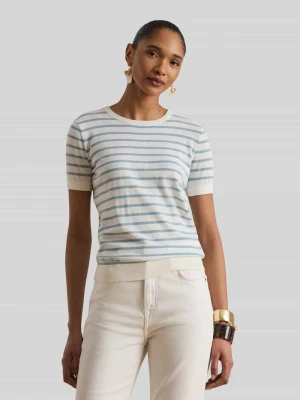 sweter krój regular fit z krótkim rękawem Lauren Ralph Lauren