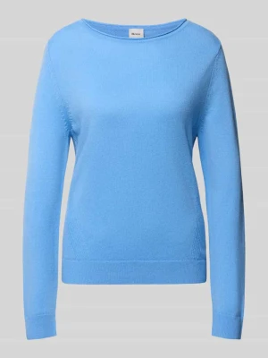 sweter krój regular fit z mieszanki żywej wełny i kaszmiru model 'Lisa' BRAX Jasnoniebieski