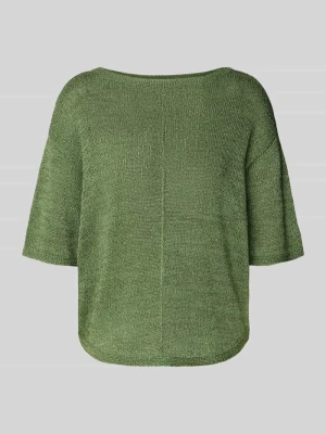 Sweter krój relaxed fit z dekoltem w łódkę s.Oliver BLACK LABEL