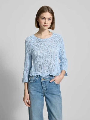 Sweter krótki z dzianiny z dodatkiem bawełny model ‘NOLA’ Only