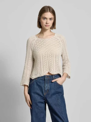 Sweter krótki z dzianiny z dodatkiem bawełny model ‘NOLA’ Only