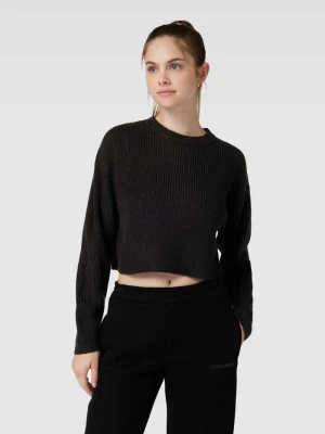 Sweter krótki z dzianiny z fakturowanym wzorem model ‘MALAVI’ Only