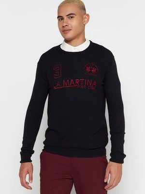 Sweter La Martina granatowy