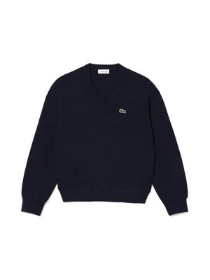 Sweter Lacoste granatowy