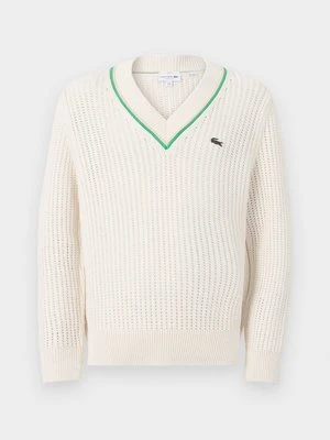 Sweter Lacoste beżowy