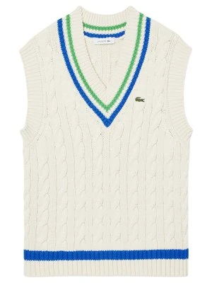 Sweter Lacoste biały