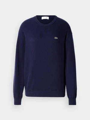 Sweter Lacoste granatowy