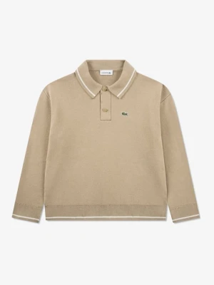 Sweter Lacoste beżowy