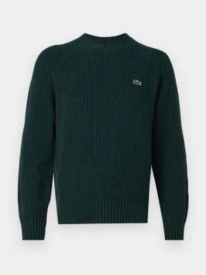 Sweter Lacoste ciemnozielony