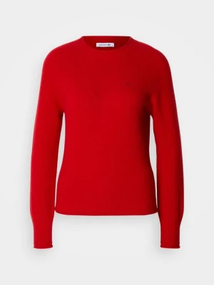 Sweter Lacoste czerwony