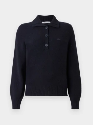 Sweter Lacoste granatowy
