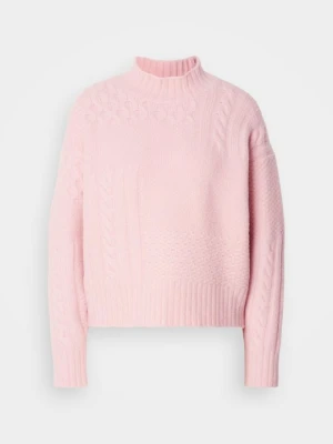 Sweter Lacoste jasnoróżowy