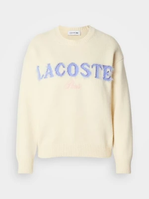 Sweter Lacoste mleczny
