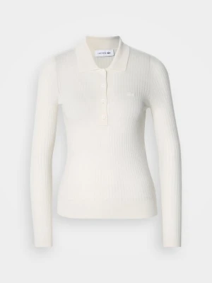 Sweter Lacoste mleczny