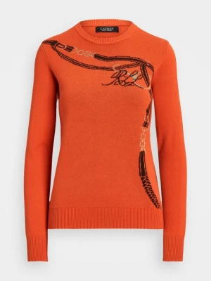 Sweter Lauren Ralph Lauren pomarańczowy