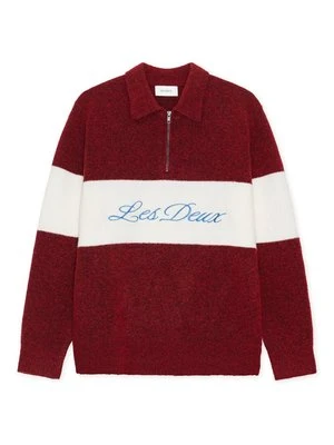 Sweter Les Deux ciemnoczerwony